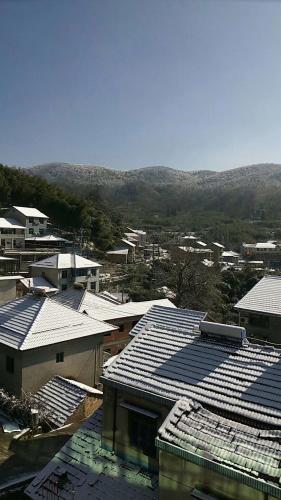 远处的雪